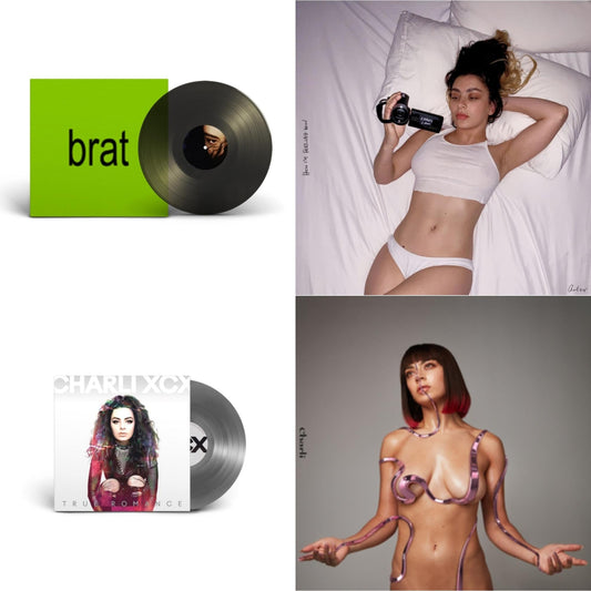 Brat (Black Ice LP Vinyl) & How I'm Feeling Now (Clear LP Vinyl) & Charli Charli (2LP) & True Romance Original Angels Repress