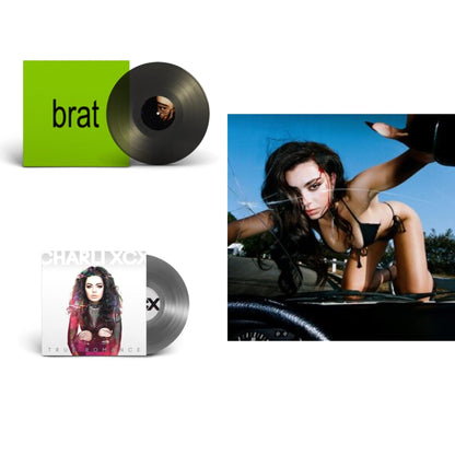 Brat (Black Ice LP Vinyl) & True Romance Original Angels Repress & Crash