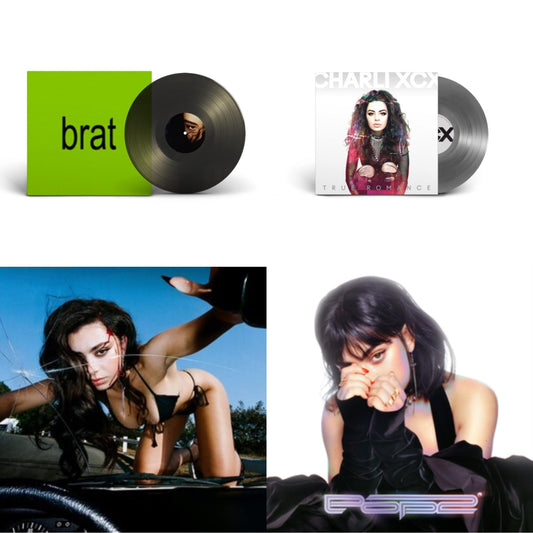 This is a 4 LP Vinyl SKU bundle.
1.This LP Vinyl is brand new.Format: LP VinylThis item's title is: Brat (Black Ice LP Vinyl)Artist: Charli XcxBarcode: 075678611674Release Date: 6/7/2024
2.This LP Vinyl is brand new.