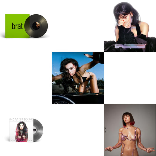 This is a 5 LP Vinyl SKU bundle.
1.This LP Vinyl is brand new.Format: LP VinylThis item's title is: Brat (Black Ice LP Vinyl)Artist: Charli XcxBarcode: 075678611674Release Date: 6/7/2024
2.This LP Vinyl is brand new.