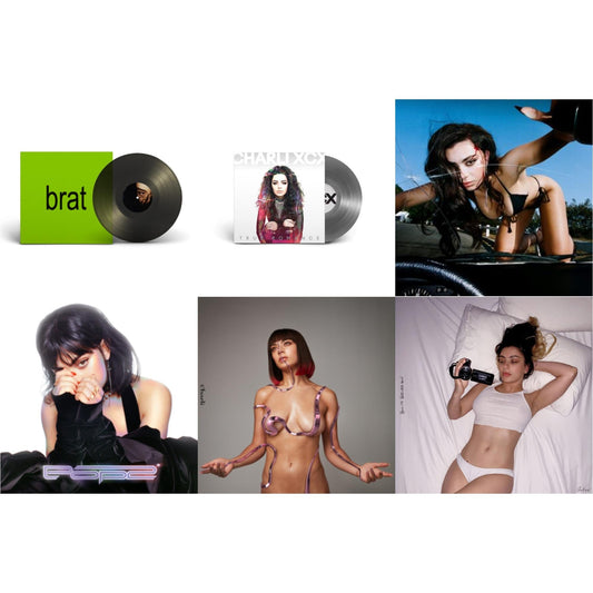 This is a 6 LP Vinyl SKU bundle.
1.This LP Vinyl is brand new.Format: LP VinylThis item's title is: Brat (Black Ice LP Vinyl)Artist: Charli XcxBarcode: 075678611674Release Date: 6/7/2024
2.This LP Vinyl is brand new.