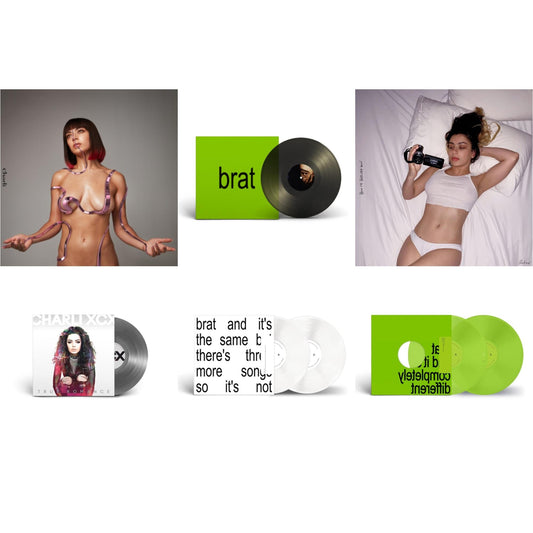 This is a 6 LP Vinyl SKU bundle.
1.This LP Vinyl is brand new.Format: LP VinylMusic Style: Future PopThis item's title is: Brat & It's The Same But There's Three More Songs So It's Not (2LP/White Vinyl)Artist: Charli XcxLabel: AtlanticBarcode: 075678603983Release Date: 11/8/2024
2.