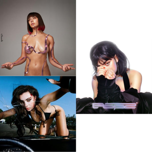 This is a 3 LP Vinyl SKU bundle.
1.This LP Vinyl is brand new.Format: LP VinylMusic Style: Pop RockThis item's title is: Charli Charli (2LP)Artist: Charli XcxLabel: ATLANTICBarcode: 190295409579Release Date: 10/4/2019
2.This LP Vinyl is brand new.