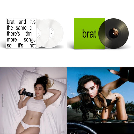 Brat & It's The Same But There's Three More Songs So It's Not (2LP/White Vinyl) & Brat (Black Ice LP Vinyl) & How I'm Feeling Now (Clear LP Vinyl) & Crash