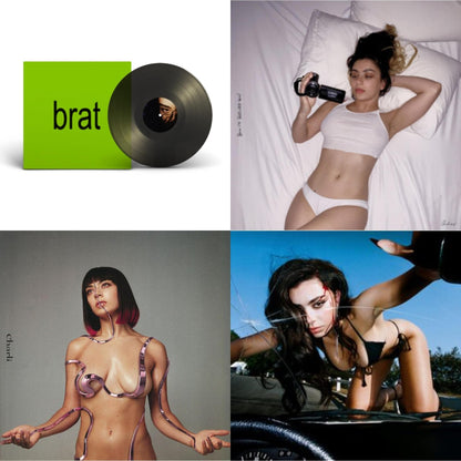 Brat (Black Ice LP Vinyl) & How I'm Feeling Now (Clear LP Vinyl) & Charli Charli (2LP) & Crash