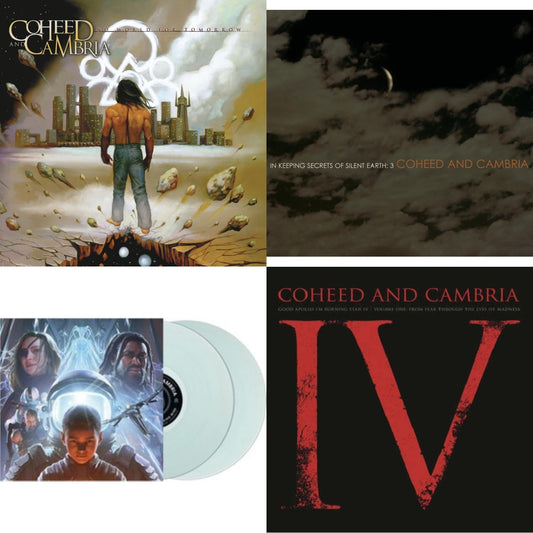 Coheed & Cambria - Vaxis Ii: A Window Of The Waking Mind (Transparent Electric Blue Vinyl/2LP) & Good Apollo I'm Burning Star Iv, Vol. 2: No World For Tomorrow (2LP/180G) & In Keeping Secrets Of Silent Earth: 3 (2LP) & Good Apollo I'm Burning Star Iv