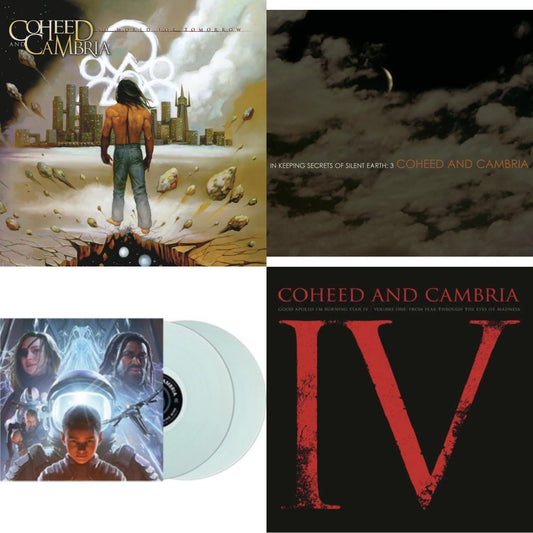 Coheed & Cambria - Vaxis Ii: A Window Of The Waking Mind (Transparent Electric Blue Vinyl/2LP) & Good Apollo I'm Burning Star Iv, Vol. 2: No World For Tomorrow (2LP/180G) & In Keeping Secrets Of Silent Earth: 3 (2LP) & Good Apollo I'm Burning Star Iv