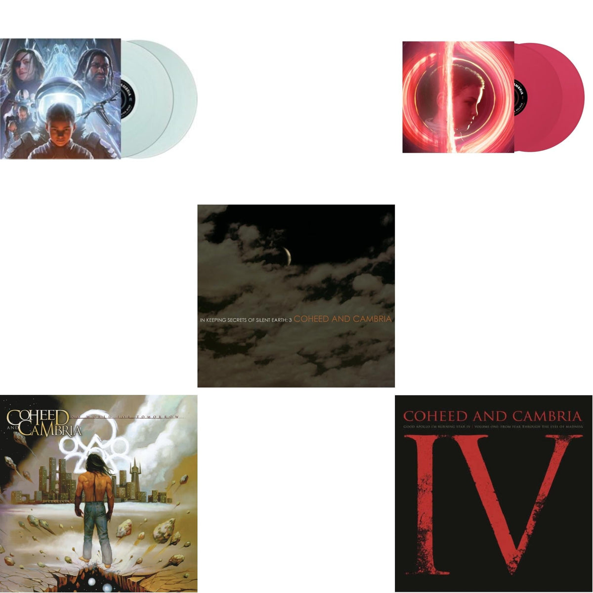 Vaxis Ii: A Window Of The Waking Mind (Transparent Electric Blue Vinyl/2LP) & Good Apollo I'm Burning Star Iv, Vol. 2: No World For Tomorrow (2LP/180G) & In Keeping Secrets Of Silent Earth: 3 (2LP) & Father Of Make Believe (X) (Magenta Vinyl/2LP)