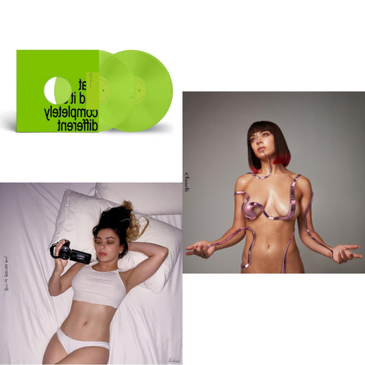 This is a 3 LP Vinyl SKU bundle.
1.This LP Vinyl is brand new.Format: LP VinylMusic Style: Dance-popThis item's title is: Brat & It's Completely Different (2LP/Brat Green Vinyl)Artist: Charli XcxLabel: AtlanticBarcode: 075678603990Release Date: 2/28/2025
2.This LP Vinyl is brand new.