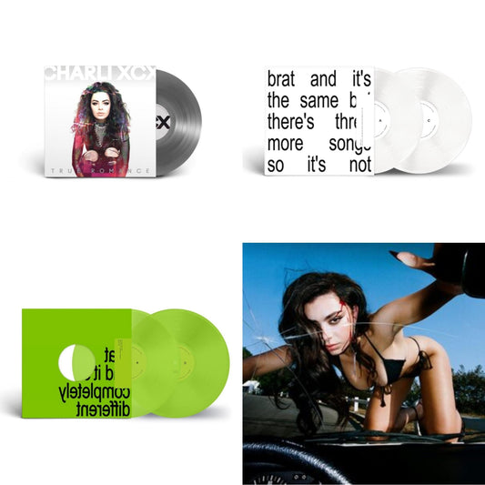 This is a 4 LP Vinyl SKU bundle.
1.This LP Vinyl is brand new.Format: LP VinylMusic Style: Future PopThis item's title is: Brat & It's The Same But There's Three More Songs So It's Not (2LP/White Vinyl)Artist: Charli XcxLabel: AtlanticBarcode: 075678603983Release Date: 11/8/2024
2.