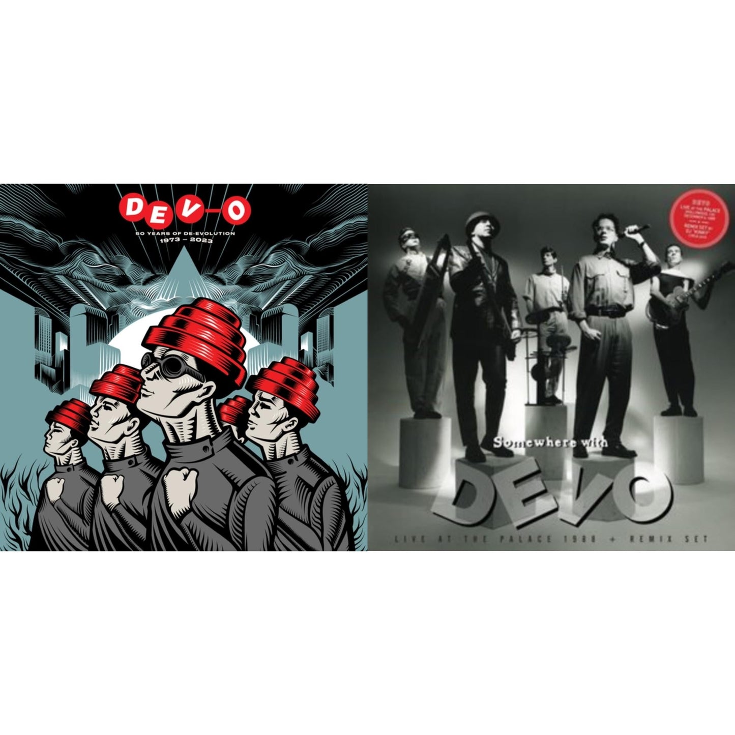 This is a 2 LP Vinyl SKU bundle.
1.This LP Vinyl is brand new.Format: LP VinylMusic Style: New WaveThis item's title is: 50 Years Of De-Evolution 1973-2023 (2LP/Red & Blue Vinyl) (Rocktober)Artist: DevoLabel: RHINO / WARNER RECORDSBarcode: 603497831340Release Date: 10/20/2023
2.