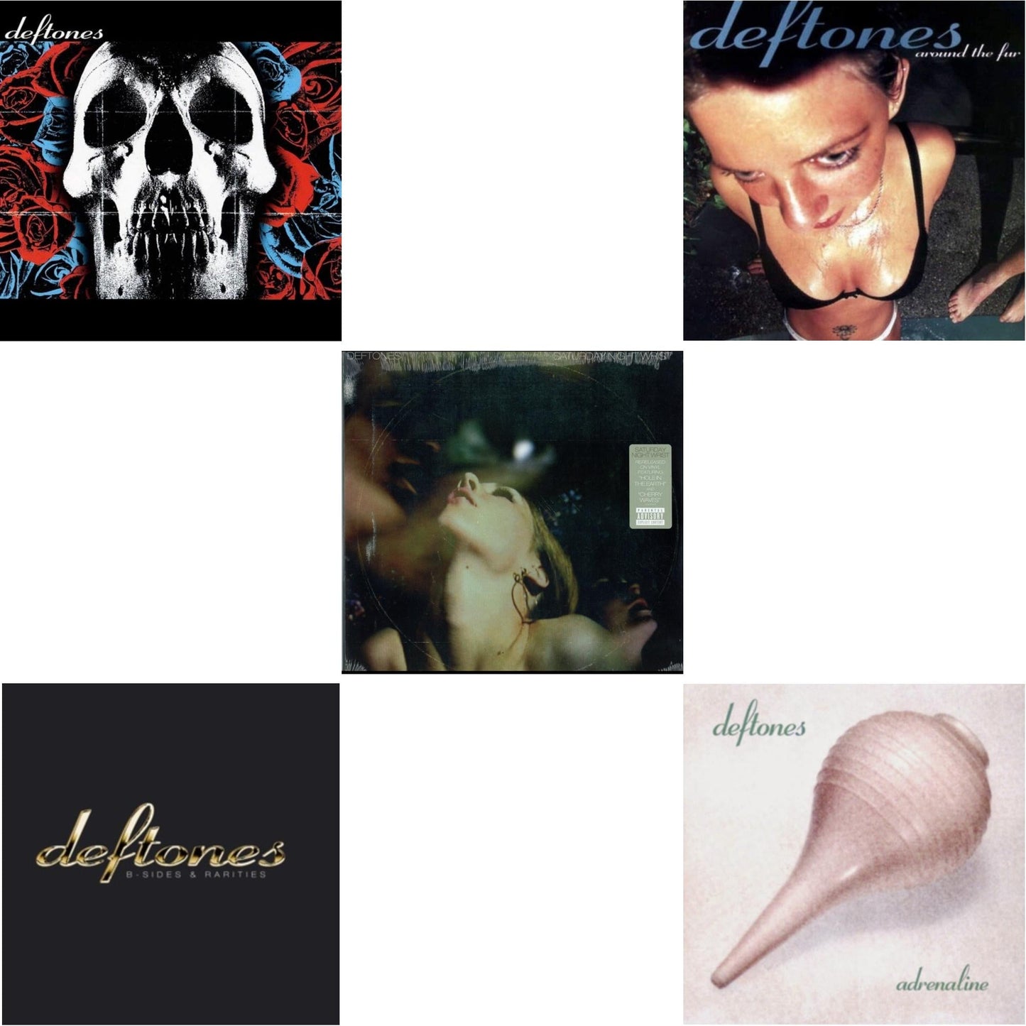 Deftones & B-Sides & Rarities (X) (2LP) & Saturday Night Wrist & Around The Fur (180G) & Adrenaline