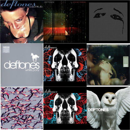 Deftones & Deftones (X) (20Th Anniversary/Ruby Red LP Vinyl) & Ohms & Gore (White LP Vinyl) & Koi No Yokan & Saturday Night Wrist & Around The Fur (180G) & White Pony & Diamond Eyes