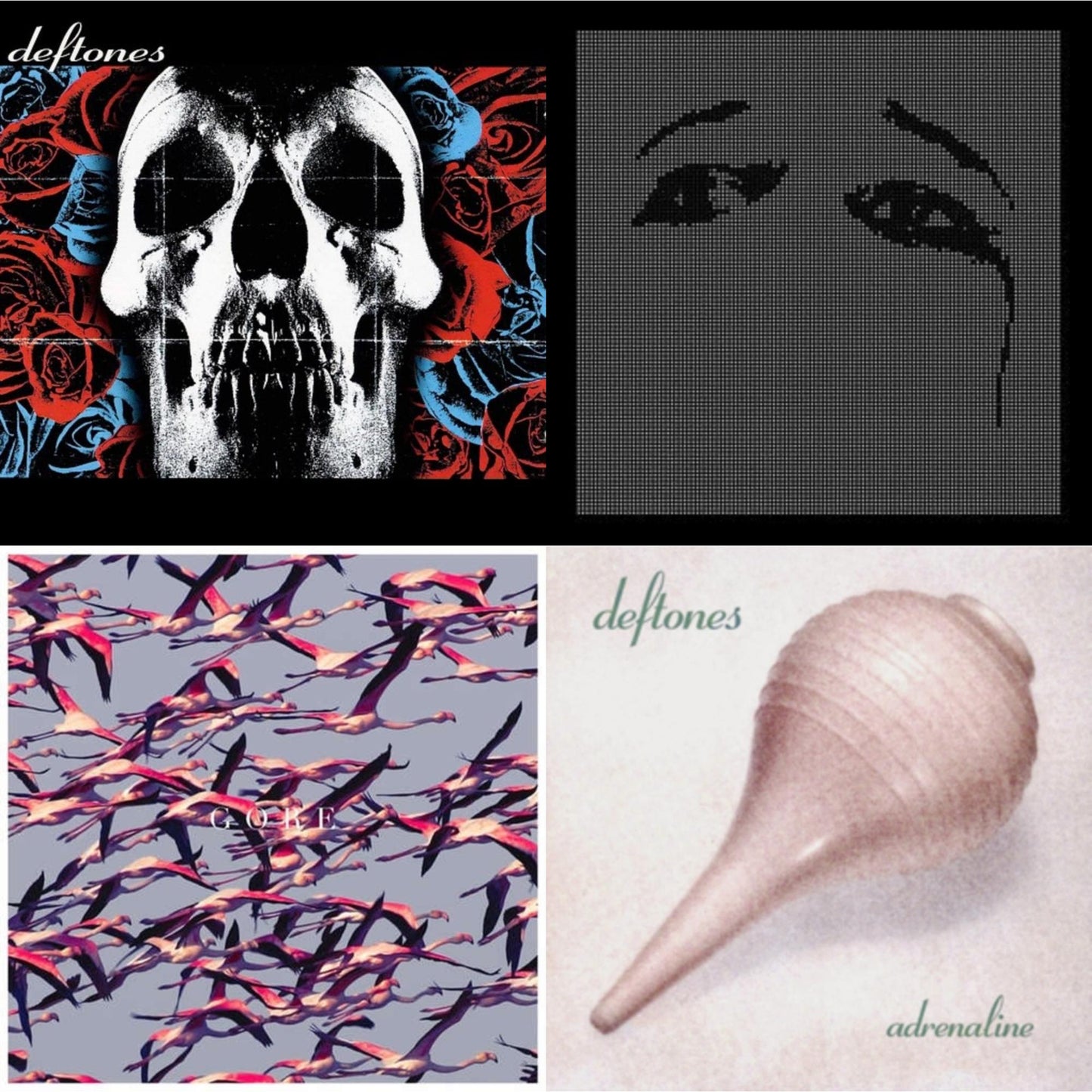 Deftones & Ohms & Gore (White LP Vinyl) & Adrenaline