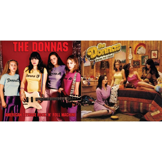American Teenage Rock 'N' Roll Machine (Fire Orange With Black Swirl LP Vinyl) & Spend The Night (Hot Pink LP Vinyl)