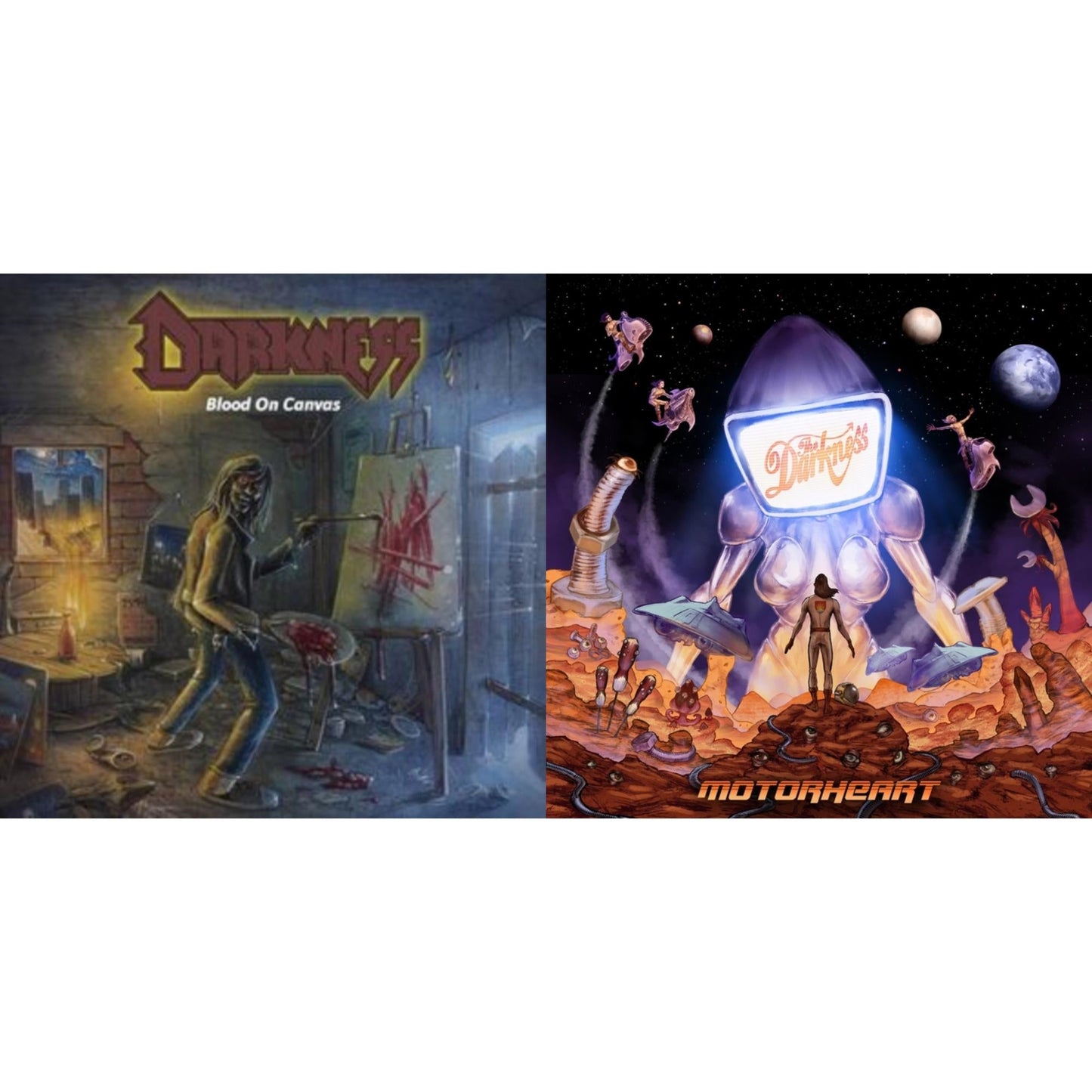 Blood On Canvas (Clear LP Vinyl) & Motorheart