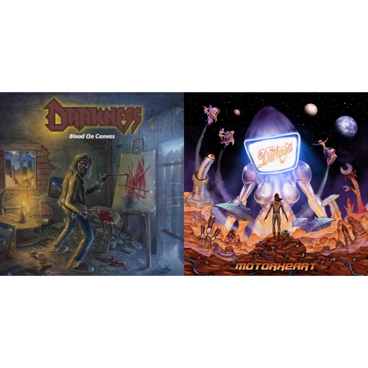 Blood On Canvas (Clear LP Vinyl) & Motorheart