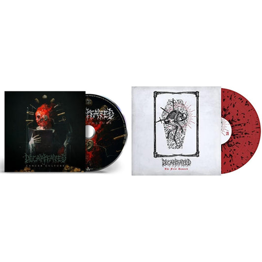 Cancer Culture (Clear W/ Black Splatter LP Vinyl) & First Damned (Red & Black Splatter)