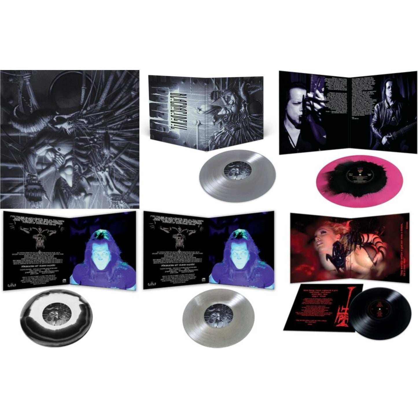 This is a 6 LP Vinyl SKU bundle.
1.This LP Vinyl is brand new.Format: LP VinylMusic Style: Heavy MetalThis item's title is: Danzig 5: Blackacidevil (Black LP Vinyl)Artist: DanzigLabel: CLEOPATRABarcode: 889466242717Release Date: 10/29/2021
2.This LP Vinyl is brand new.
