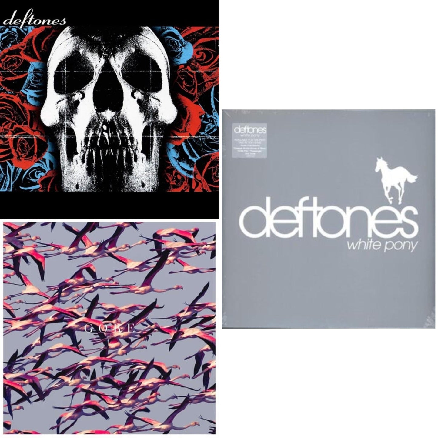 Deftones & Gore (White LP Vinyl) & White Pony
