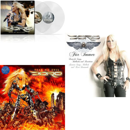 Magic Diamonds - Best Of Ballads (Gatefold Jacket/Clear LP Vinyl) & Fear No Evil (Blue White Marbled LP Vinyl) & Fur Immer (Black White Marbled LP Vinyl)