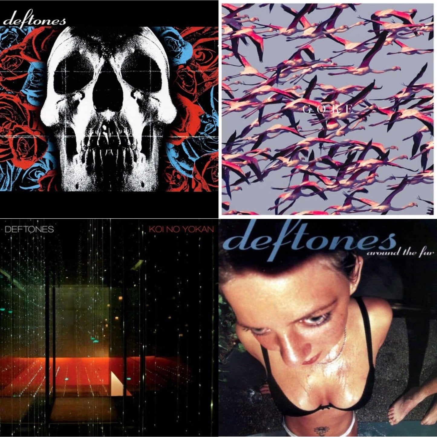Deftones & Gore (White LP Vinyl) & Koi No Yokan & Around The Fur (180G)