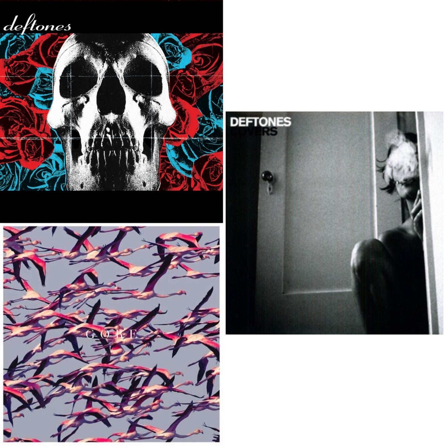 Deftones (X) (20Th Anniversary/Ruby Red LP Vinyl) & Gore (White LP Vinyl) & Covers