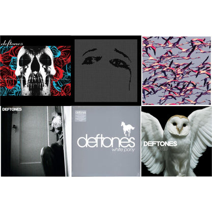 Deftones (X) (20Th Anniversary/Ruby Red LP Vinyl) & Ohms & Gore (White LP Vinyl) & Covers & White Pony & Diamond Eyes