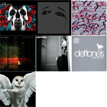 Deftones (X) (20Th Anniversary/Ruby Red LP Vinyl) & Ohms & Gore (White LP Vinyl) & Koi No Yokan & Covers & White Pony & Diamond Eyes