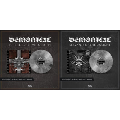 Servants Of Unlight (Limited/White/Grey/Black Marbled LP Vinyl) & Hellsworn (Limited/White/Grey/Black Marbled LP Vinyl)