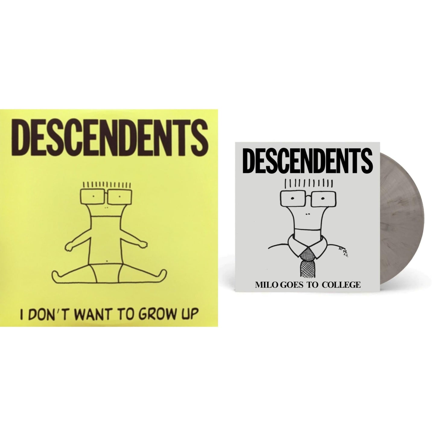 I Don't Want To Grow Up & Milo Goes To College (Grey Marble LP Vinyl)