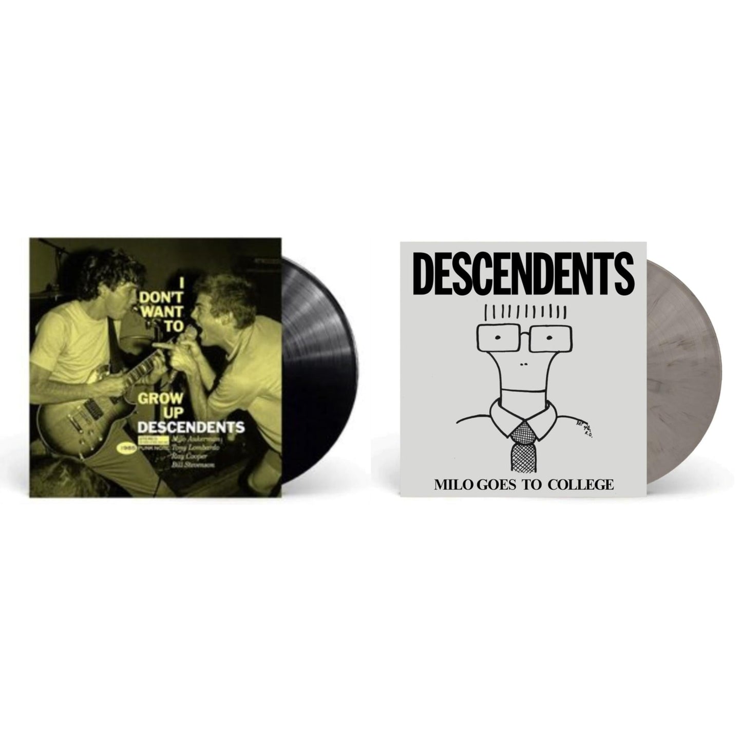 I Don't Want To Grow Up (Punk Note Edition) & Milo Goes To College (Grey Marble LP Vinyl)