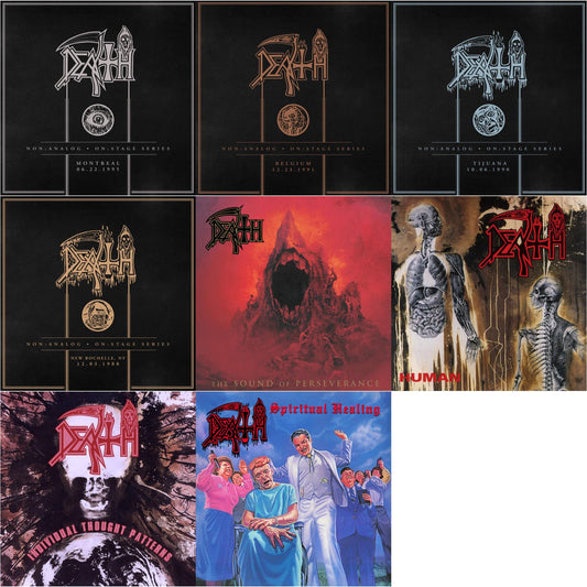 Death - Non:Analog - On:Stage Series - Montreal 06-22-1995 & Non:Analog - On:Stage Series - Belgium 12-23-1991 & Non:Analog - On:Stage Series - Tijuana 10-06-1990 & Non:Analog - On:Stage Series - New Rochelle, Ny 12-03-1988 & Sound Of Perseve & Human