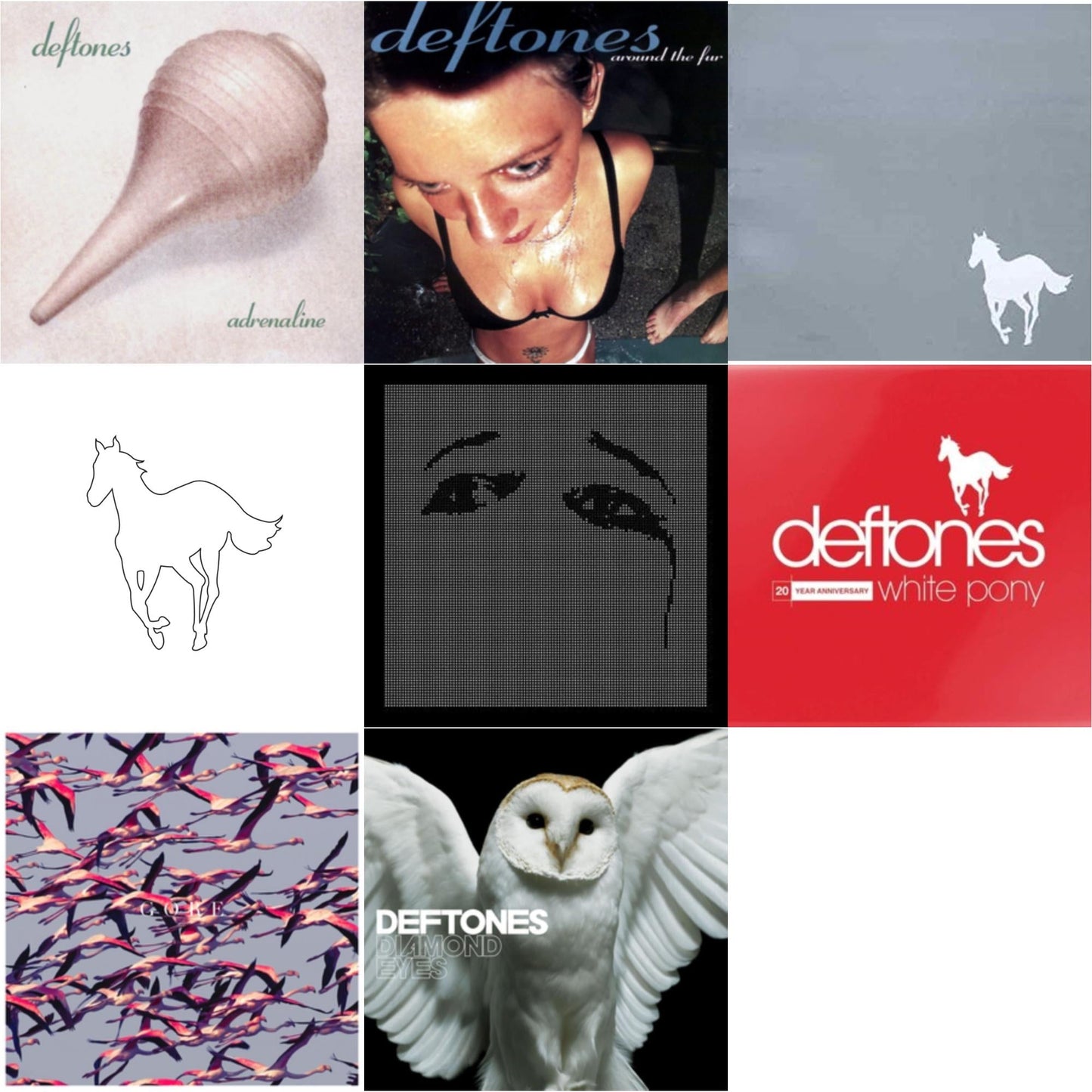 Adrenaline & Around The Fur & White Pony & White Pony & Ohms & White Pony (X) (20Th Anniversary Deluxe Edition) & Gore & Diamond Eyes