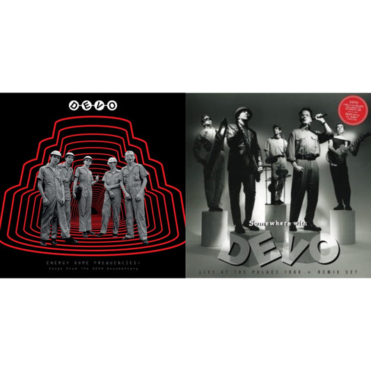 Energy Dome Frequencies: Songs From The Devo Documentary (Red LP Vinyl) & Somewhere With Devo (Yellow LP Vinyl)