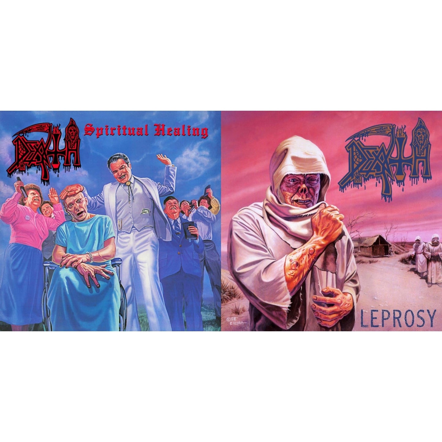 This is a 2 LP Vinyl SKU bundle.
1.This LP Vinyl is brand new.Format: LP VinylMusic Style: Death MetalThis item's title is: Spiritual HealingArtist: DeathLabel: RELAPSEBarcode: 781676719419Release Date: 9/30/2014
2.This LP Vinyl is brand new.