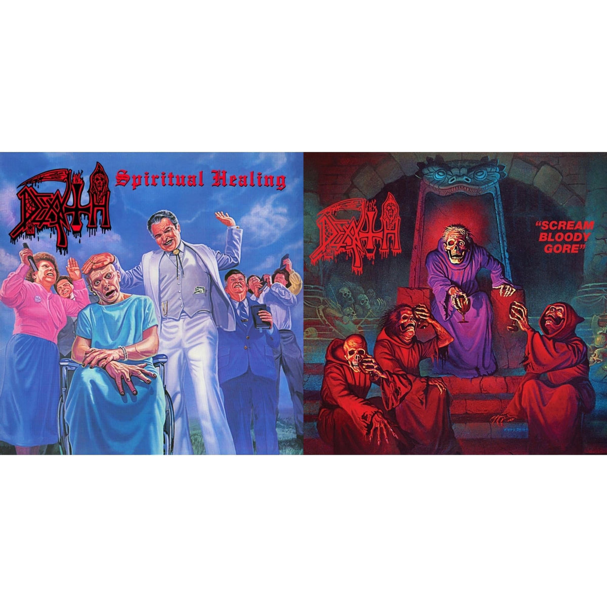Spiritual Healing & Scream Bloody Gore (Reissue)