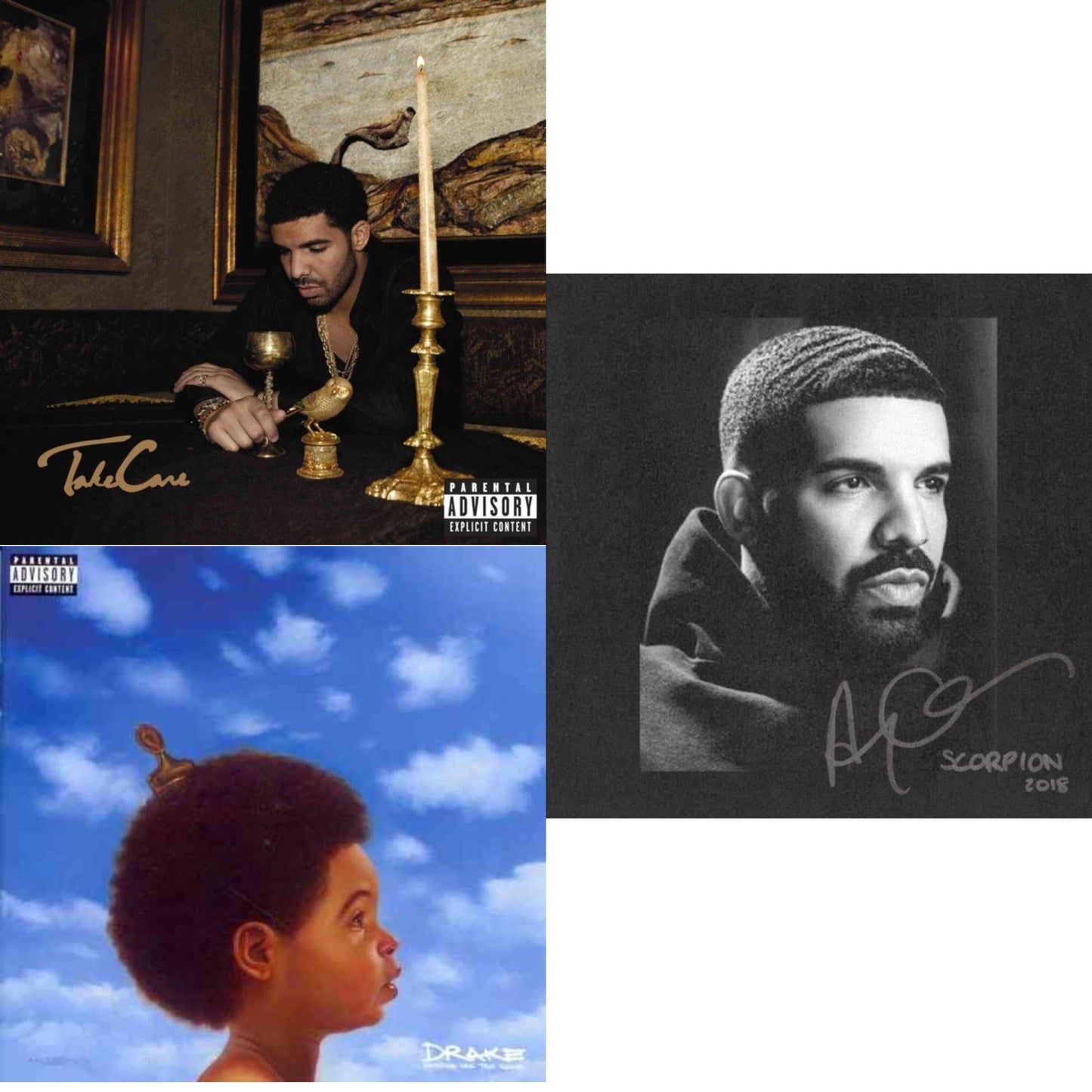 Take Care & Nothing Was The Same & Scorpion (2 CD)