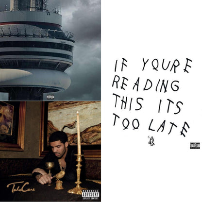 Drake - Take Care (Ex) & Views (Ex) & If You're Reading This It's Too Late (Ex) - LP Vinyl Bundle