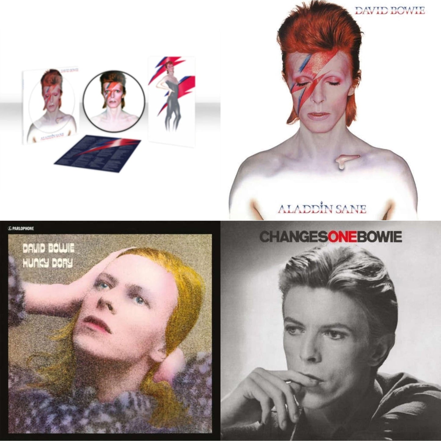 Changesonebowie (180G) & Aladdin Sane (2013 Remaster) (Picture Disc) & Aladdin Sane & Hunky Dory