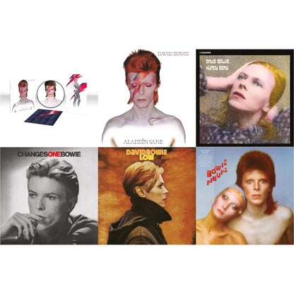 Low (2017 Remaster) & Changesonebowie (180G) & Aladdin Sane (2013 Remaster) (Picture Disc) & Pinups (2015 Remaster) & Aladdin Sane & Hunky Dory