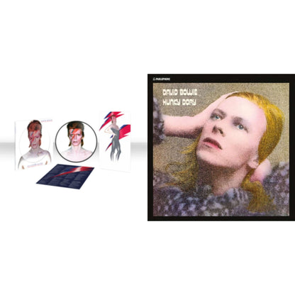 This is a 2 LP Vinyl SKU bundle.
1.This LP Vinyl is brand new.Format: LP VinylMusic Style: GlamThis item's title is: Aladdin Sane (2013 Remaster) (Picture Disc)Artist: David BowieLabel: PARLOPHONEBarcode: 5054197183133Release Date: 4/14/2023
2.This LP Vinyl is brand new.
