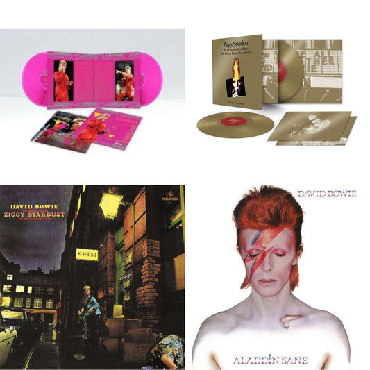 Montreal '87 (Limited/Pink LP Vinyl) & Ziggy Stardust & The Spiders From Mars Ost (50Th Anniversary/2LP) & Rise & Fall Of Ziggy Stardust (2012 Remaster) & Aladdin Sane