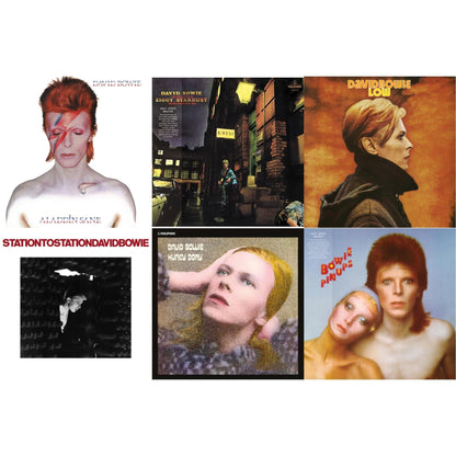 Low (2017 Remaster) & Station To Station (2016 Remastered Version) & Rise & Fall Of Ziggy Stardust & The Spiders From Mars (2012 Remaster/Half-Speed Master) & Pinups (2015 Remaster) & Aladdin Sane & Hunky Dory