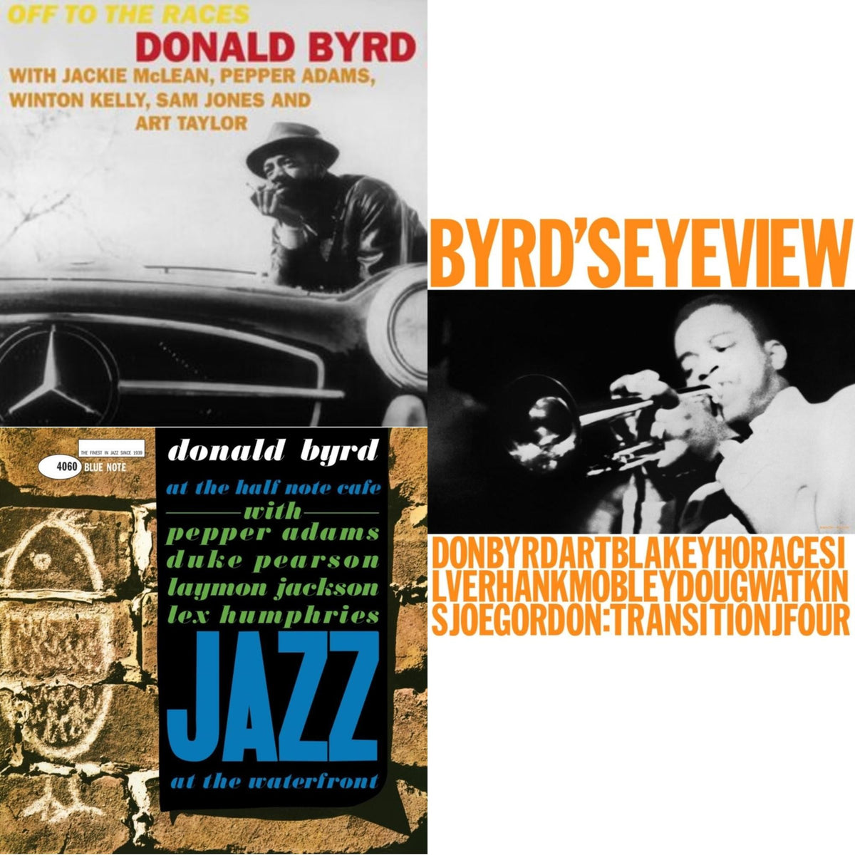 Off To The Races & At The Half Note Café, Vol.1 (Blue Note Tone Poet Series) & Byrd's Eye View (Blue Note Tone Poet Series)