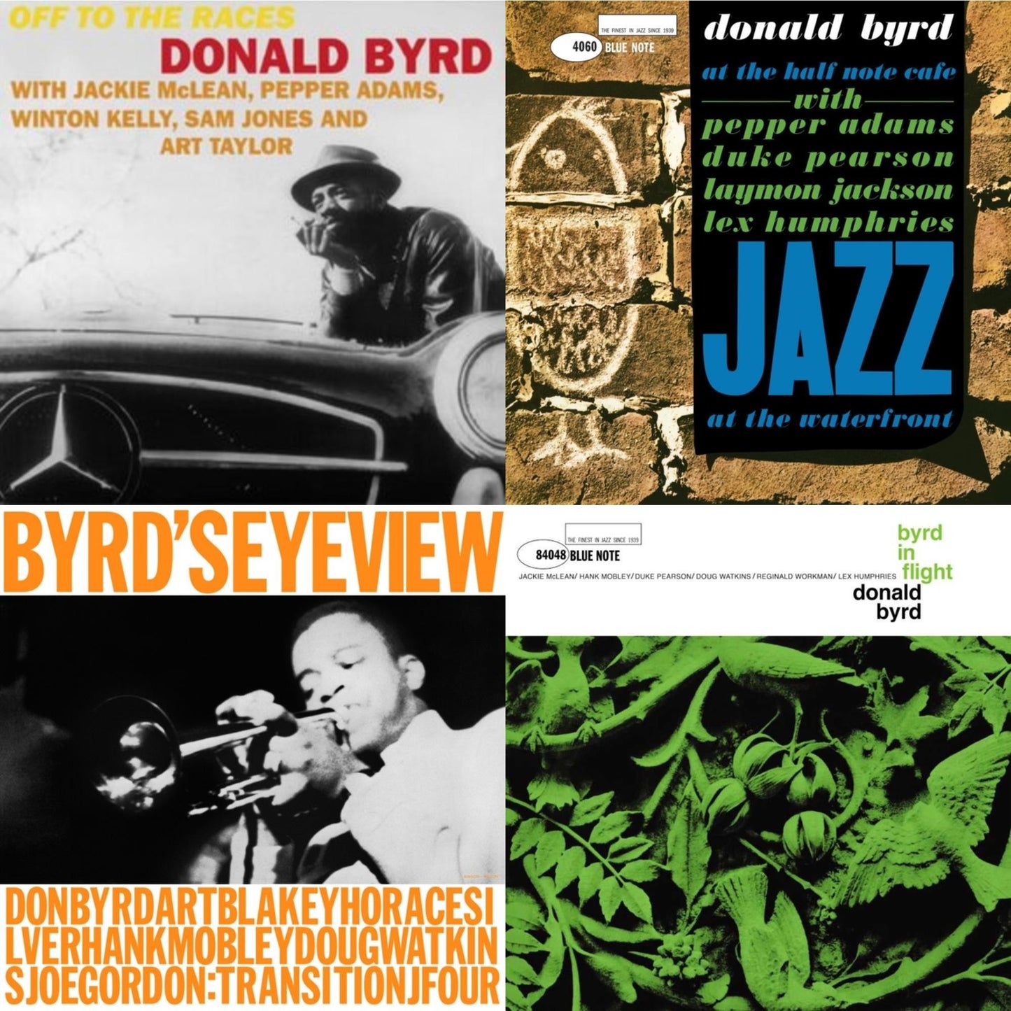 Off To The Races & At The Half Note Café, Vol.1 (Blue Note Tone Poet Series) & Byrd's Eye View (Blue Note Tone Poet Series) & Byrd In Flight (Blue Note Tone Poet Series)