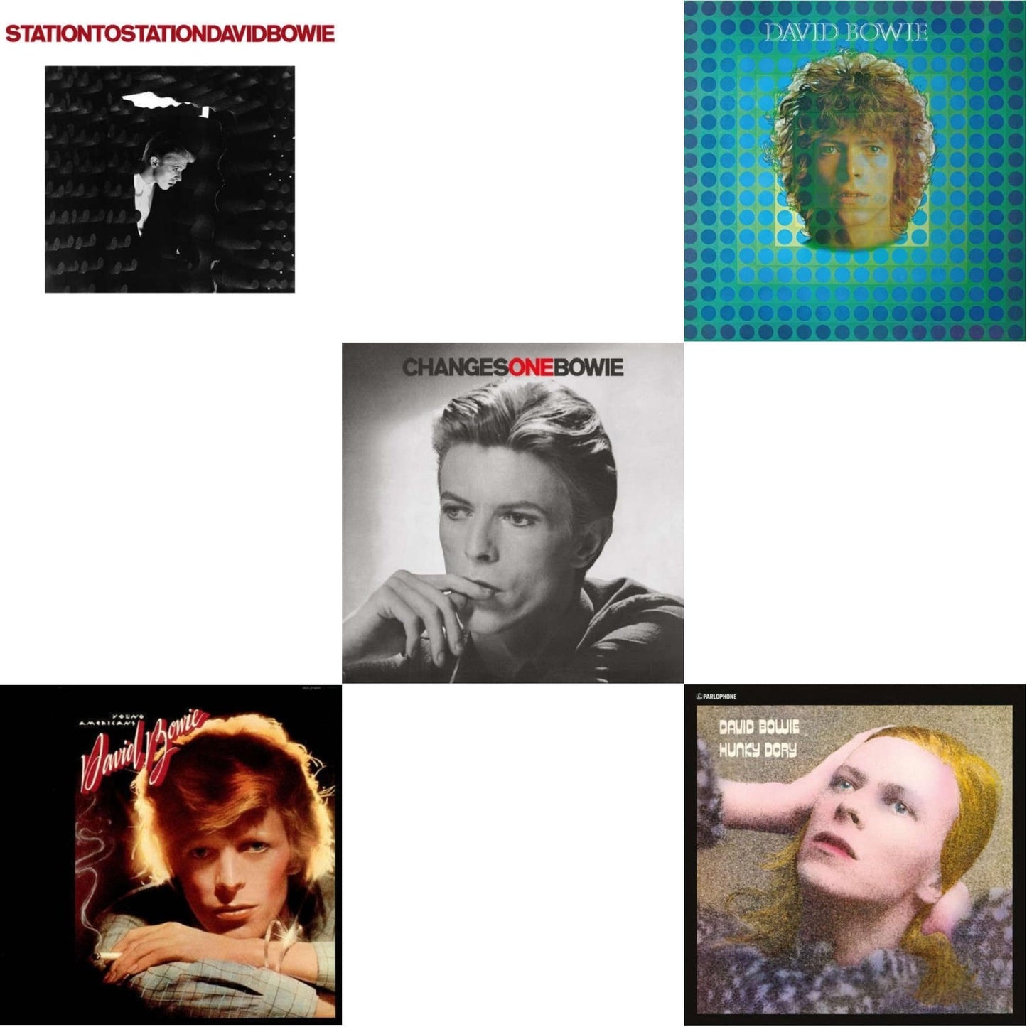 Station To Station (2016 Remastered Version) & Young Americans (2016 Remastered Version) & Changesonebowie (180G) & David Bowie Aka Space Oddity & Hunky Dory