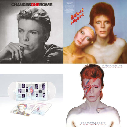 Changesonebowie (180G) & Live Los Angeles 1974 (White LP Vinyl/Limited) & Pinups (2015 Remaster) & Aladdin Sane
