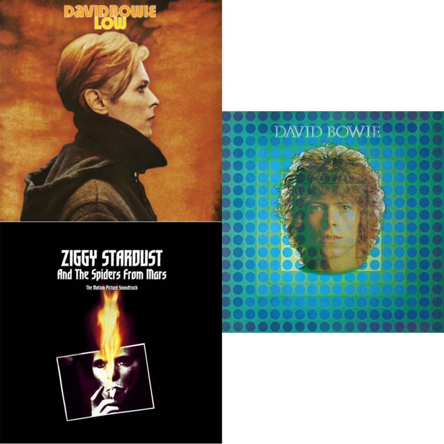 Low (2017 Remaster) & Ziggy Stardust & The Spiders From Mars Ost (2LP) & David Bowie Aka Space Oddity