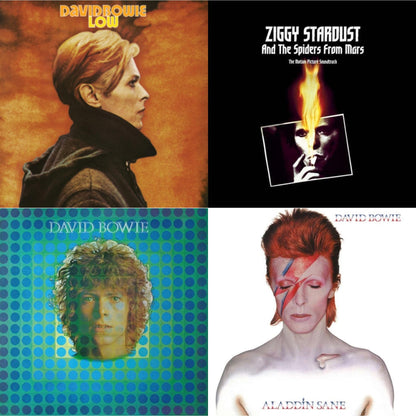 Low (2017 Remaster) & Ziggy Stardust & The Spiders From Mars Ost (2LP) & David Bowie Aka Space Oddity & Aladdin Sane